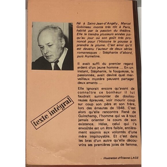 L'Amour a Quatre Saisons-1 by Marcel Gobineau Paperback 1970 French Literature - Picture 2 of 2